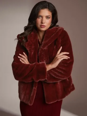 Veste en fausse fourrure Sophy