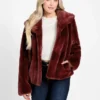 Veste en fausse fourrure Sophy