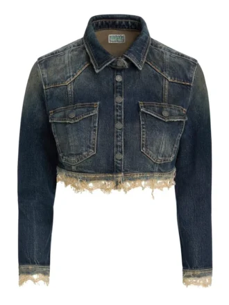 Veste en jean courte