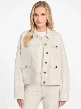 Veste en jean Sarah Monogram