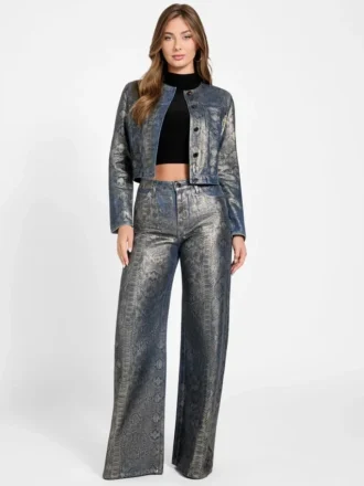 Veste en peau de serpent Tersa