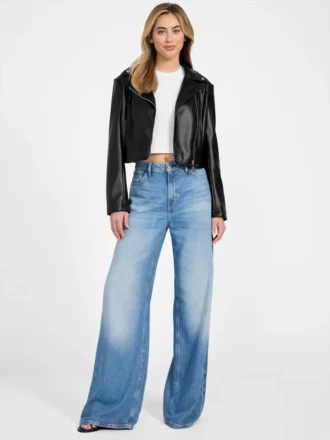 Veste en simili cuir Clemence