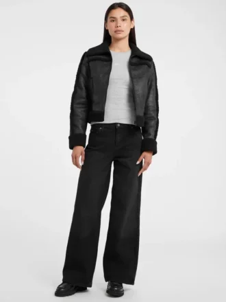 Veste en simili-mouton