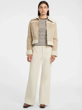 Veste en simili-mouton