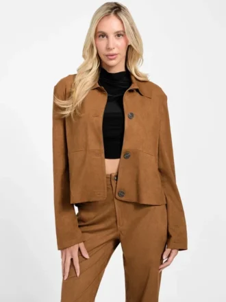 Veste en simili-suède Aria