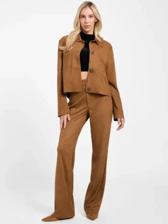 Veste en simili-suède Aria