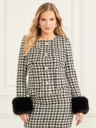 Veste en tweed Secret