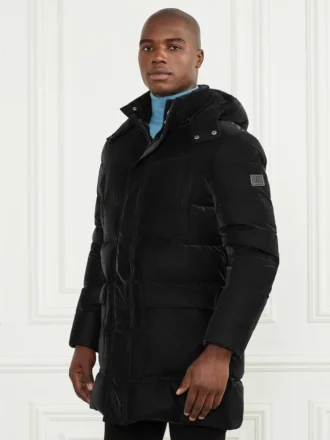 Veste longue à capuche en duvet Veste longue à capuche en duvet