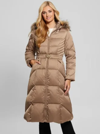 Veste longue en duvet véritable Olga