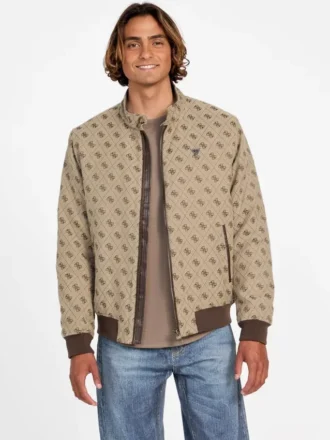 Veste monogramme jacquard