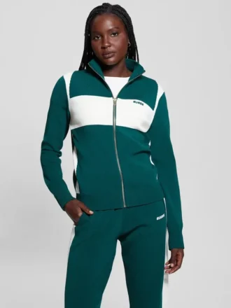 Veste-pull à blocs de couleur Michela