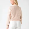 Veste-pull à paillettes Claudia