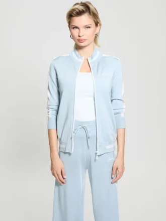 Veste-pull rayée