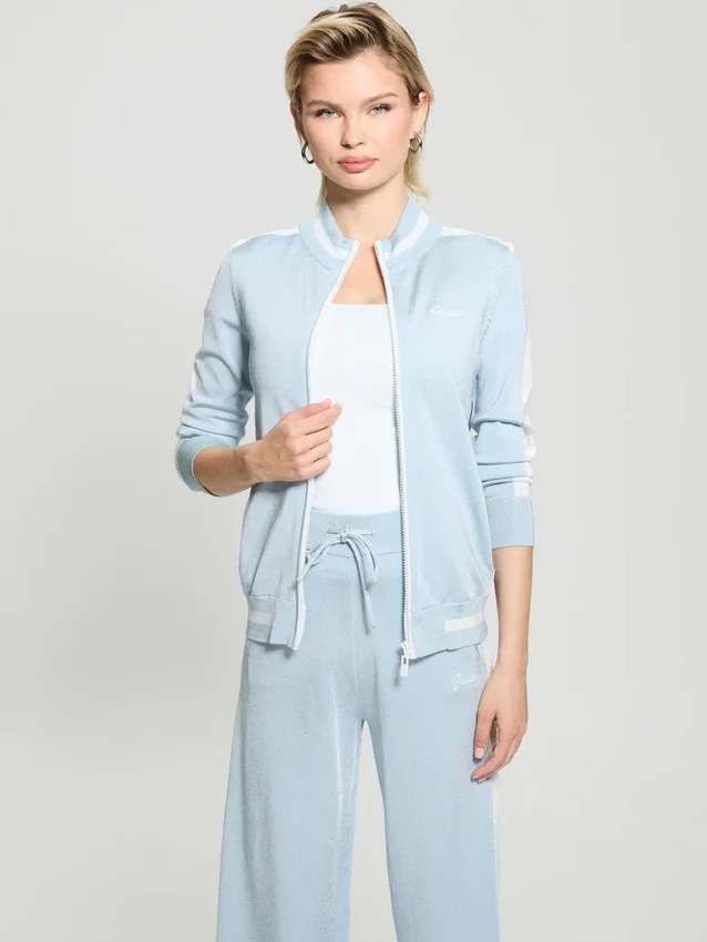 Veste-pull rayée Veste-pull rayée