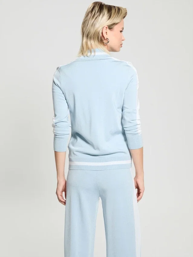 Veste-pull rayée Veste-pull rayée