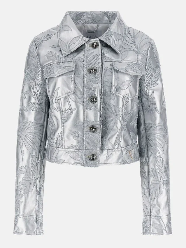 Veste trucker brodée Clelia Veste trucker brodée Clelia