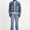 Veste trucker en denim décontractée