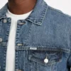 Veste trucker en denim décontractée