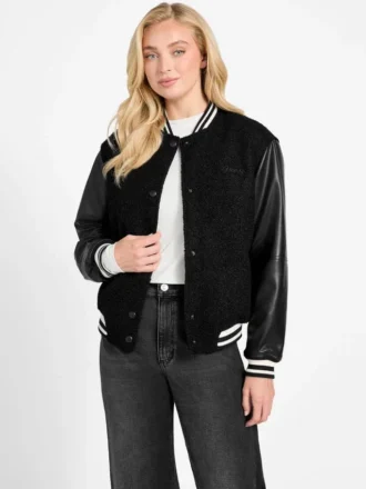 Veste universitaire Eco Danielle en bouclé
